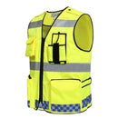 Hot Hi-Vis Safety Vest With Zipper Reflective Jacket Security Waistcoat New Sale