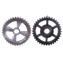 2PCS Retro Wooden Wall Hanging Gear Home Office Bar Decor Gifts