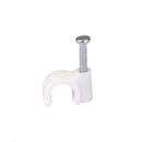 10x RG6 Coax Cat5/Cat6 Cable Wire Clips10mm Nail - In Clamps Straps Tacks