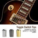 3Pcs Guitar Switch Tip, 3 Way Toggle Switch Knob Tip Cap Copper For Lp Epi