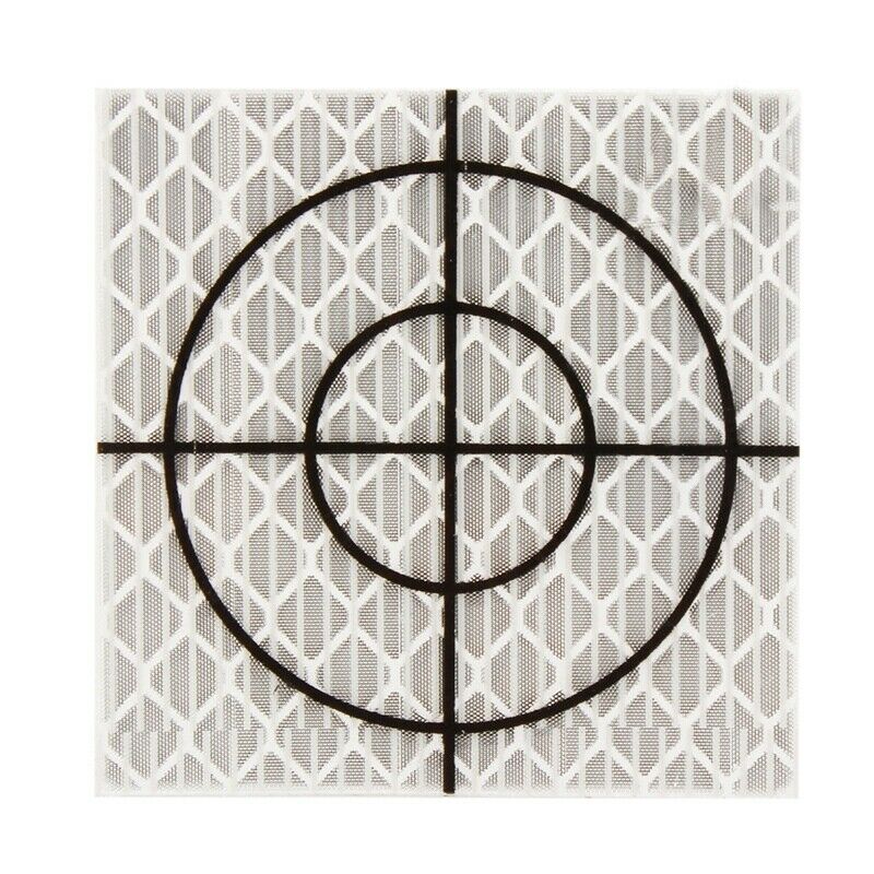 100Pcs Prism Measurement Reflector Sheet Reflective Tape Target Total Stati Z5U8