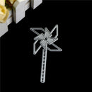 Funny Windmill Metal Cutting Dies For DIY Scrapbooking Album DIY Paper Card JR
