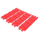 4pcs/set Cake Mold Silicone Red Bread Cake Pan Adjustable DIY Baking Mold