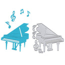 Piano Shape Metal Cutting Dies Stencils DIY Scrapbook Paper Card OZ