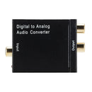 Digital to Analog Audio Converter Optical Toslink Coaxial to RCA Adapter