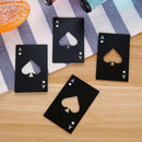 Poker Card Beer Bottle Opener Personalized Stainless Steel Bottle Opener Bar Kit