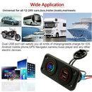 Dual USB Charger Power Cigarette Lighter  Waterproof For Car Boat Motor