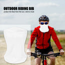 Outdoor Sports Face Tube Bandana Cycling Headband with Filter Slot (White)