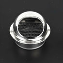 Stainless Steel Wall Air Vent Round Metal Insect Ventilation Grille 8cm