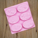 DIY Baking Tool Little Bee Handmade Cake Mold 6 Forms Making For Soap Soap I2D8