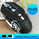 2.4G Wireless Rechargeable 2400DPI Adjustable 7 Colors Backlight Game Mouse
