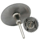 7PCS Cutting Discs Mandrel HSS Rotary Circular Saw Blades Tool Cutoff Accessory