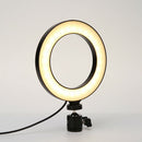 Dimming LED Selfie Ring Light Live Video Studio Phone Fill Lamp (16cm)