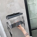 Fashion Lady Personality Transparent Jelly Chain Shoulder Wild Messenger Tr