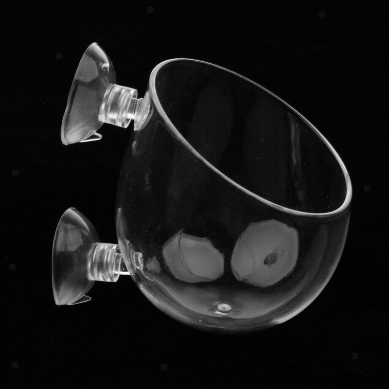 2 pcs Hanging Planter Glass Pot Holder for Aquarium Aquascaping   Tank