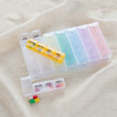 7 Day Weekly Medicine Organizer 28 Slot Pill Dispenser Tablet Storage Pop-Up Box