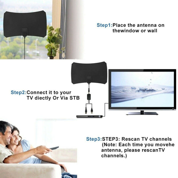 Newest 1080P HDTV Antenna 4K HD Antenna Digital TV Signal Aerial Antennas Indoor