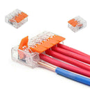 75pcs Compact Wiring Connector 2/3/5 Pin Insulated Cold Pressing Terminals Kit