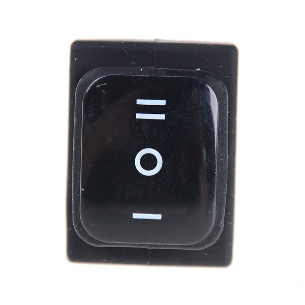 12V Black Waterproof 6Pin DPDT Self Locking Rectangle Rocker SwitchS Kw