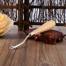 Crochet Needle Latch Hook Wooden Craft Hair Extension Hook 6.1" Long Hot