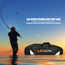 80cm Fishing Bag 2 Layer Multifunctional Fishing Rod Pole Reel Carry Bag Handbag