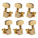 6Pcs Guitar Tuners Knobs Guitar Strings Tuning Tuner Tuner (3 For Left + 3 For