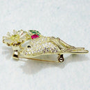 Corsage Brooch Dress Fashion Cute Animal Bird Brooch Ladies Men'S Scarf Col