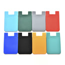 Silicone Mobile Phone Wallet Credit Card Cash Stick Adhesive Holder Case ATZZ