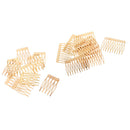20pcs Alloy Blank Hair Comb Jewelry Findings Bridal Accessory DIY 5/10 Teeth