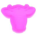 DIY Bull Head Mold Silicone Mould for Keychain Key Ring Pendant Decor Cow He Hn