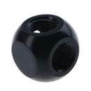G1/4 Inner Thread Metal 3-Way PC Water Cooling System Water Tube Connector