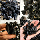 100g Black Tourmaline Stone Quartz Crystal Mineral G8I2 To Heali R Specimen X2W4