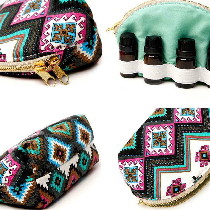 8 Roller Bottl Essential Oil Storage Bag 15ML Essential Oil Bags Canvas Oil Pack