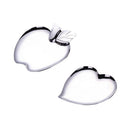 2 Style Stainless Steel Serving Tray Plate Fruit Breakfast Platter