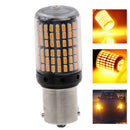1x Yellow 1156 1095 1141 P21W BA15S 7506 LED 3014 144-SMD Turn Signal Light