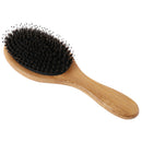 Comb Portable Hair Brush Massage Styling Tool Boar Bristle Wood Handle Durable