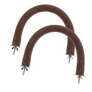 2 Pcs U Shape Bird Perch For Parakeets Cockatiels