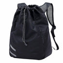 Men Boy Student School Drawstring Gym Backpack Sport Gym Sack Travel Daypack