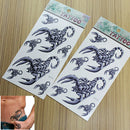 2 Sheet Grey Scorpion Design Temporary Waterproof Tattoos Stickers Body Arts