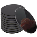 3mm thick Mirror Acrylic round sheet black diameter 65mm S6G8