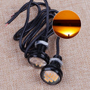 2pc 23mm Amber LED Eagle DRL Backup Light Lamp fit for Jeep TJ CJ JK YJ Wrangler