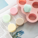9 Cavities Cylindrical Mold Handmade Soap Silicone Mold DIY Cake Chocolate Cr Gw