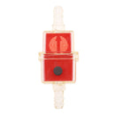 10pcs Universal Red Petrol Inline Fuel Filter LARGE Car Part 6mm Pipes