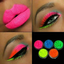 Lasting Shimmer Eyeshadow Pigment Matte Eyeshadow Colorful Nail Powder 6 Colors