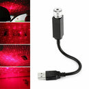1X LED Car Roof Star Night Light Projector Atmosphere Interior-Light USB Charger