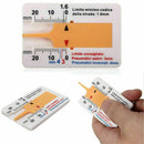 1xTyre Tread Depth Gauge Caliper Car Motorcycle Trailer Wheel Measure Acc D M3D9