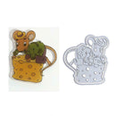 Mouse Seal Embossing Cutting Dies Stencils DIY Scrapbooking Card Gift Decor