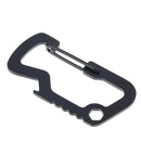 Outdoor survival multi function tool key chain bottle opener hiking buckME