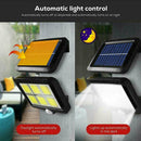 120 LED Solar Power Motion Sensor Light Outdoor Garden Security Lamp D1T9