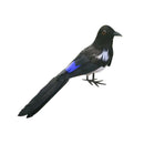 Artificial Decorative Bird Realistic Magpie for Home Garden Yard Decoration
